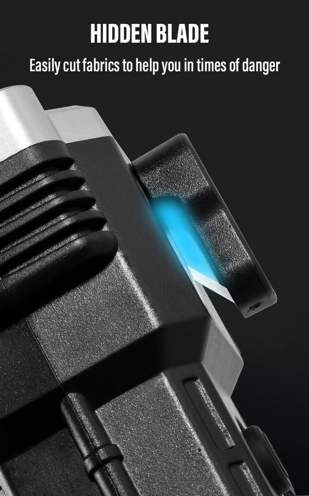 مصباح تكتيكي يدوي متنقل  USB قابلة للشحن كشاف قوي و عملي