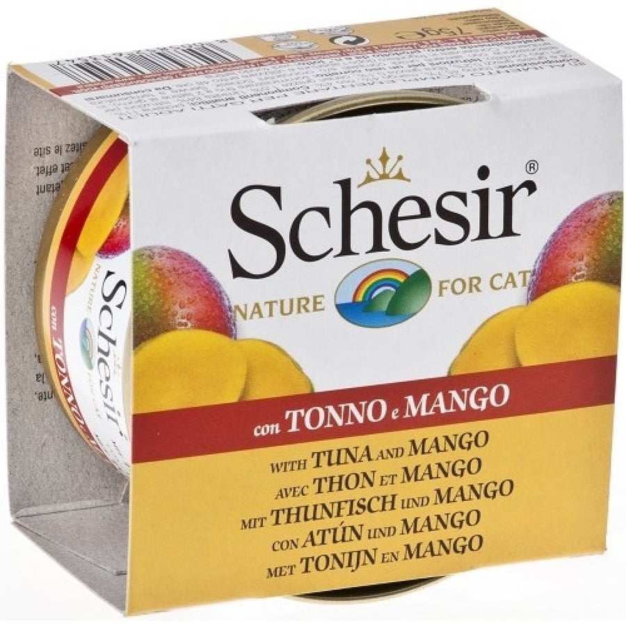شيزر معلبات التونا بالمانجو للقطط Schesir 75g