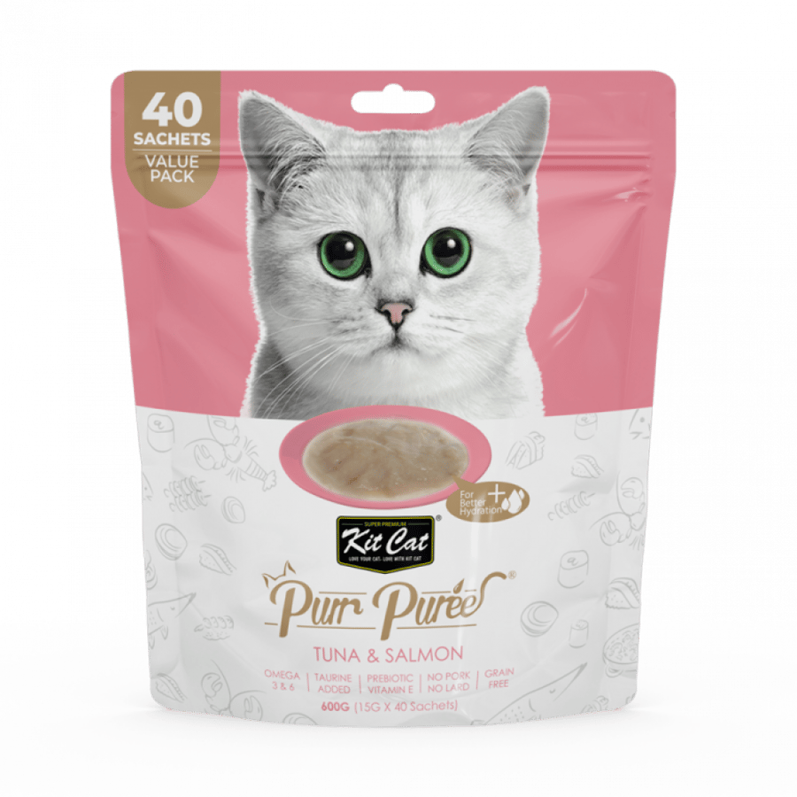كت كات مكافات كريمية بالتونا والسالمون KitCat 40x15g