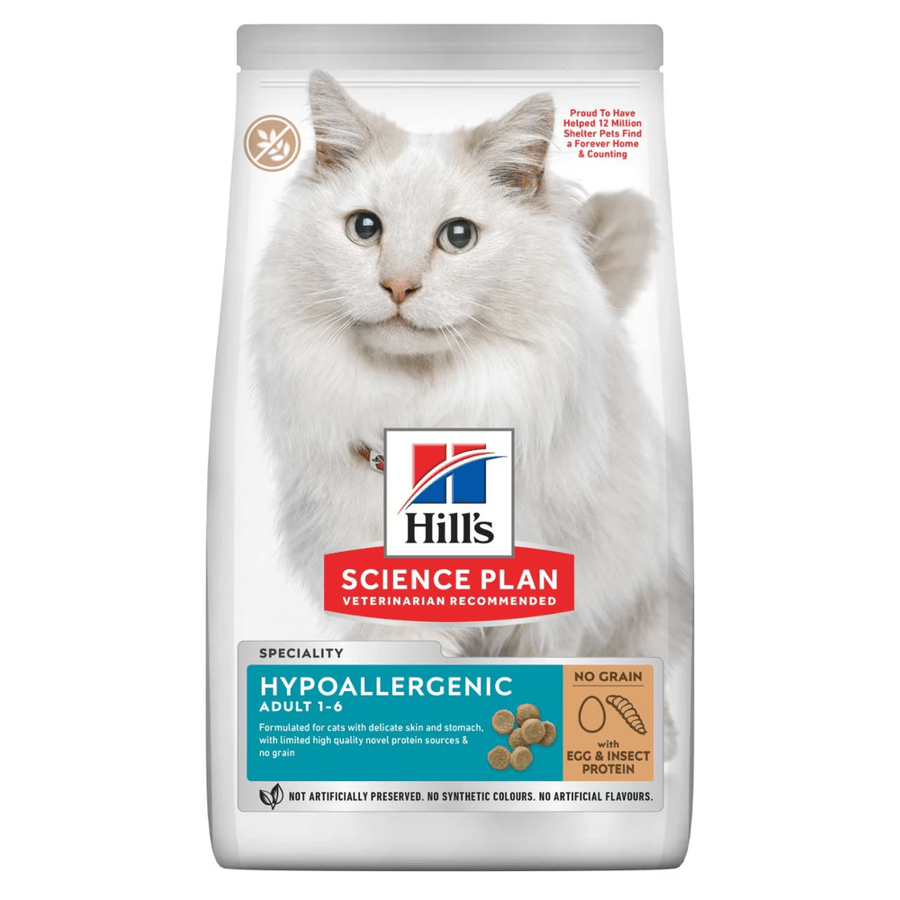 هيلز طعام للقطط البالغة مقاوم الحساسية ودعم الجلد Hill's 1.5kg