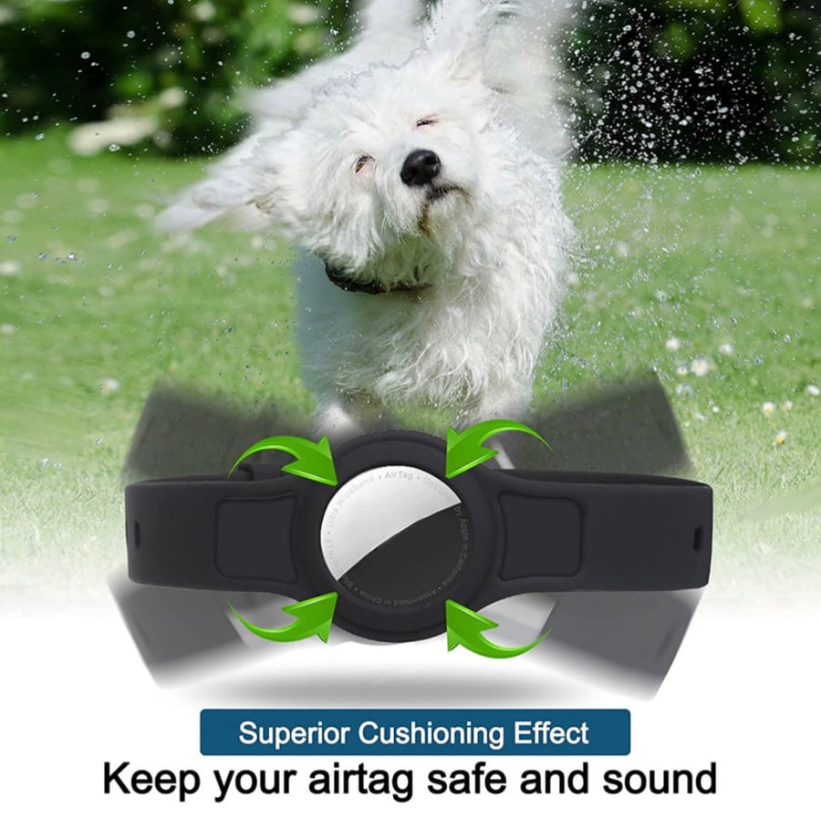 طوق سيليكون لقطعة apple air tag