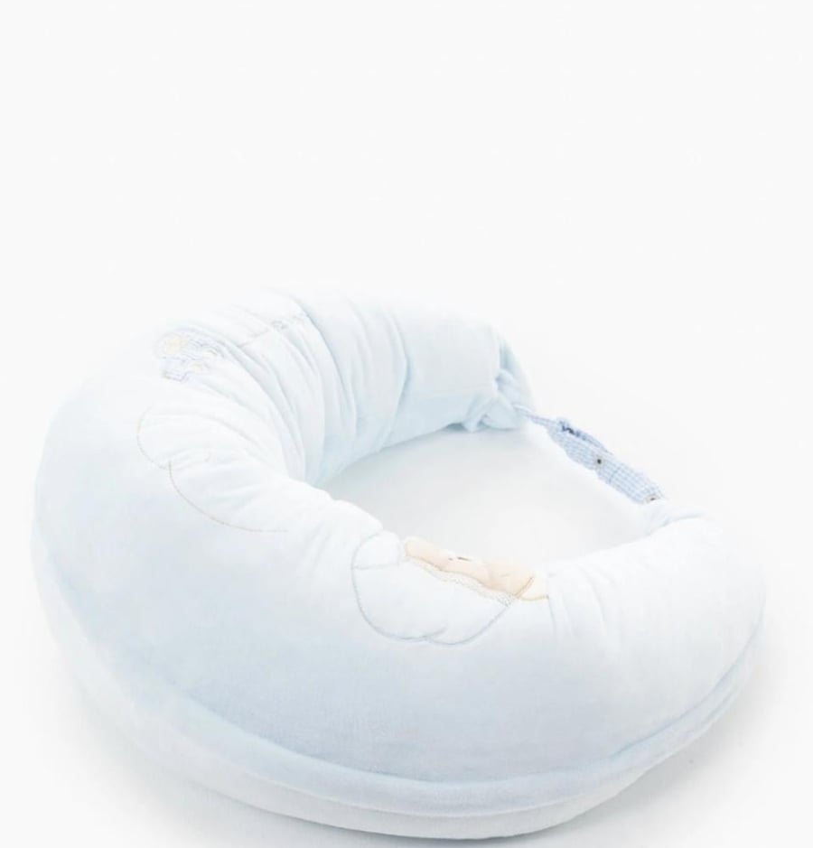 Multi-purpose nursing pillow - blue