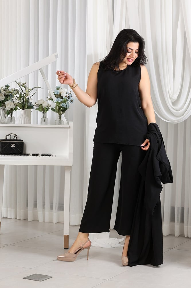 3-piece long-sleeved casual set