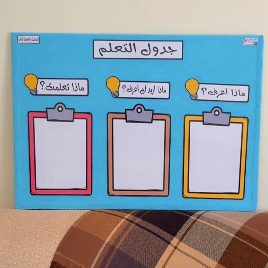 لوحة جدول التعليم
