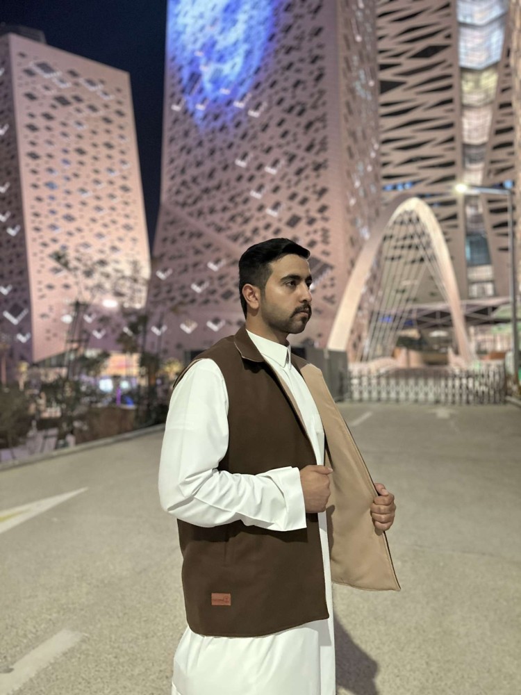 سديري دبل فيس لون عمودي مع بيج