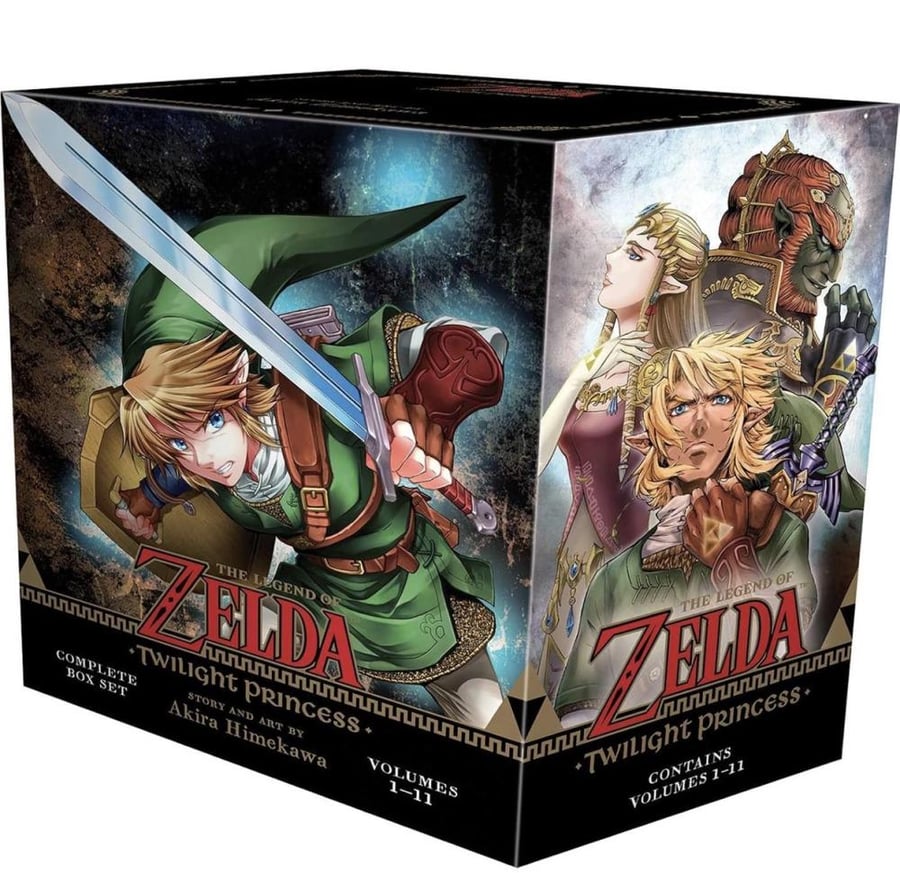 The Legend of Zelda: Twilight Princess Complete Box Se: Includes volumes 1-11 with premium انجليزي