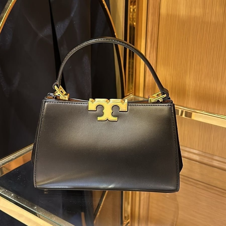 حقيبة توري بورش ميني الينور ساتشل تصل خلال ٢-٤ اسابيع Tory Burch Mini Eleanor Bag - Black