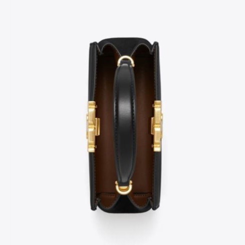حقيبة توري بورش ميني الينور ساتشل تصل خلال ٢-٤ اسابيع Tory Burch Mini Eleanor Bag - Black