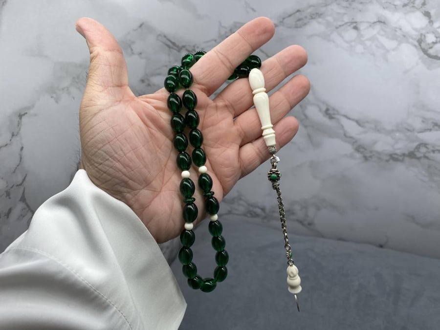 سبحة البكلايت الأخضر