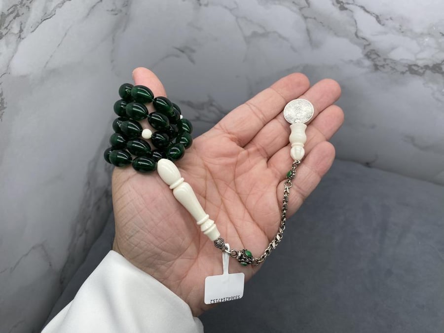 سبحة البكلايت الأخضر