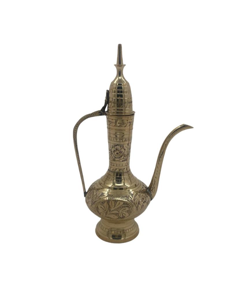 ابريق نحاس ذهبي 21 سم