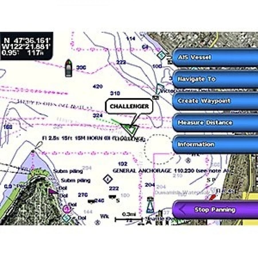 Garmin AIS 600-800 مع الآريل والقاعةة  والتدخيص
