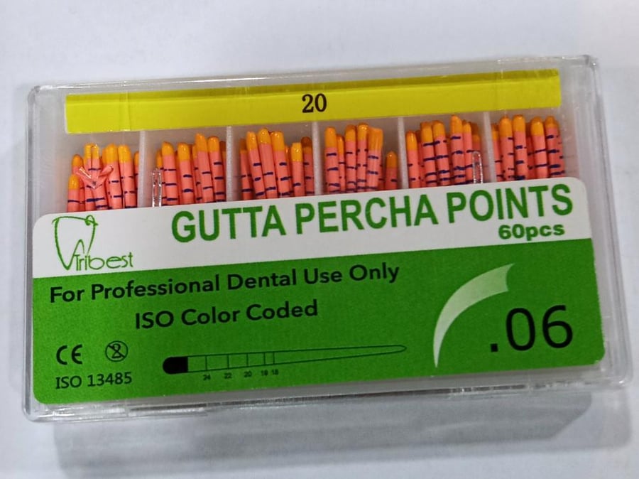 Gutta Percha T06 Size 20 Marked