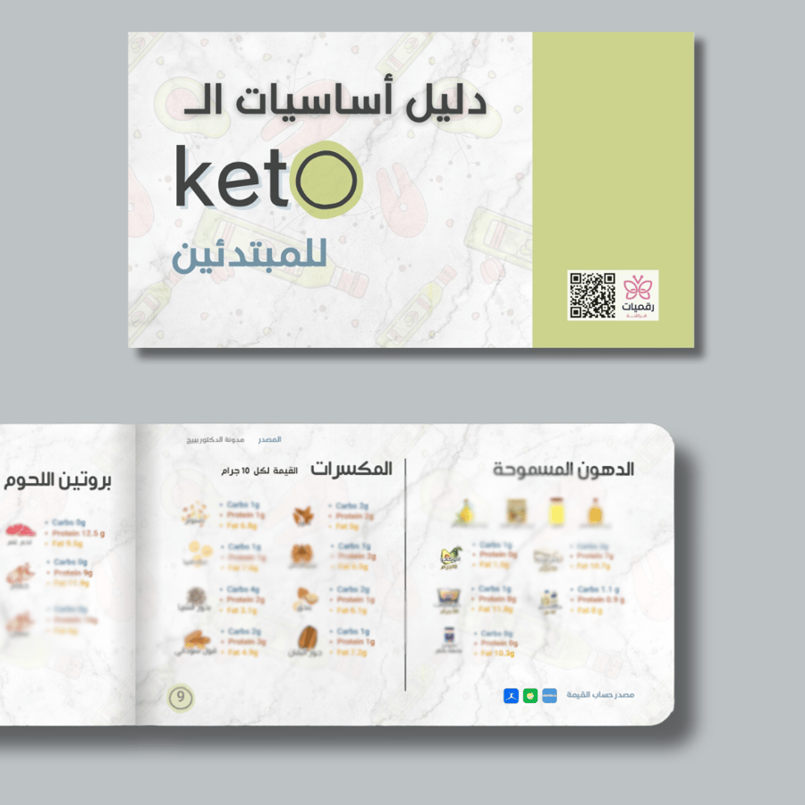 دليل أساسيات الكيتو للمبتدئين | PDF شامل لبدء حمية الكيتو