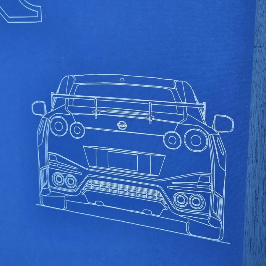 Nissan GTR - Blue Print (جي تي ار)