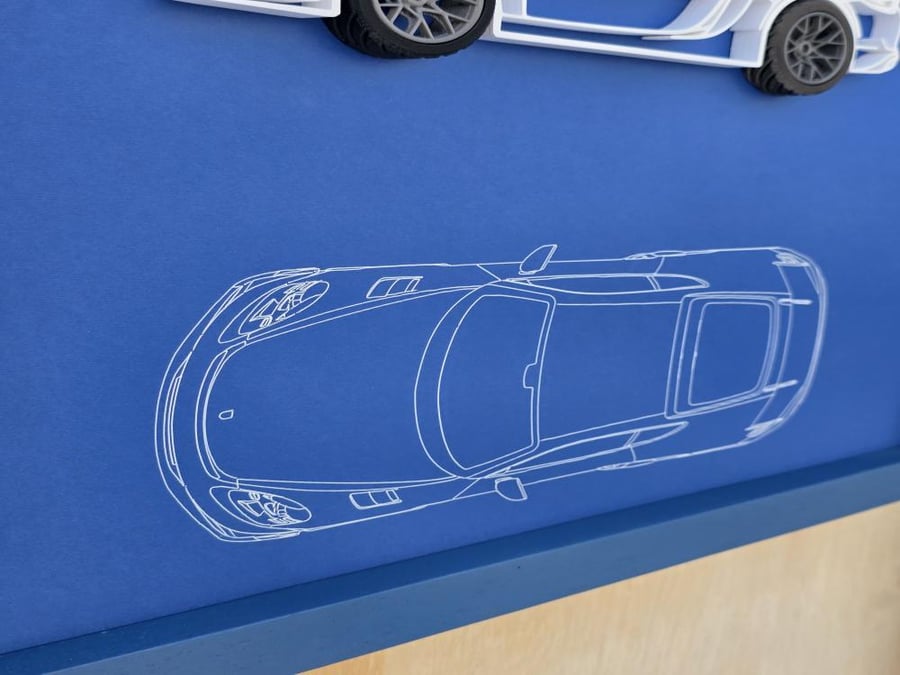 Porsche - Blue Print (بورش)