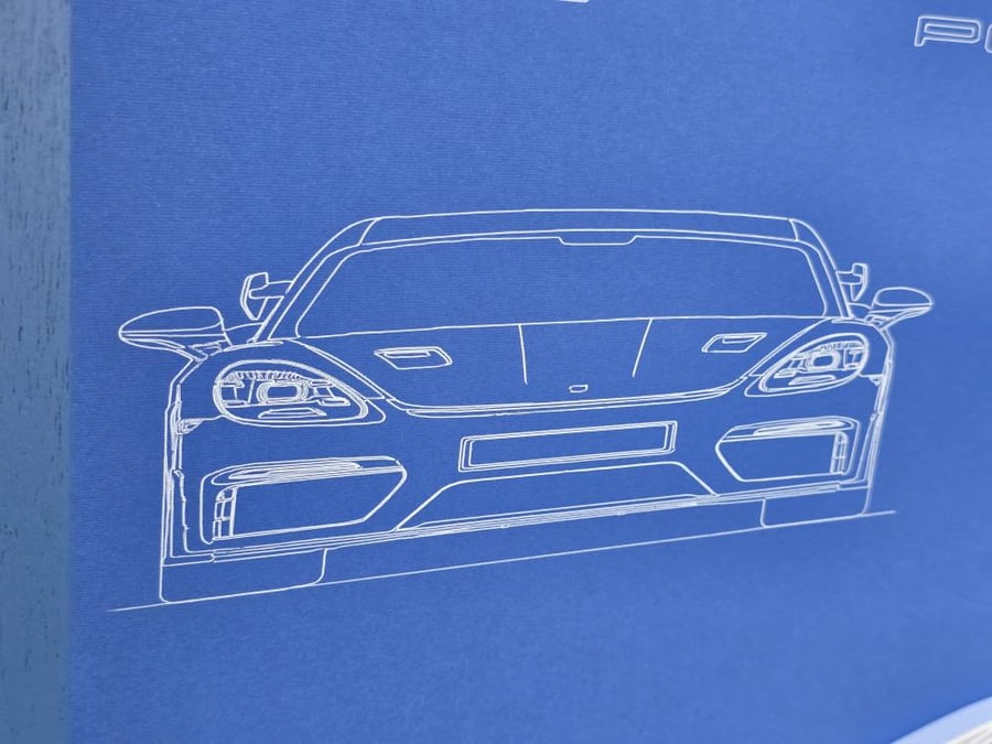 Porsche - Blue Print (بورش)