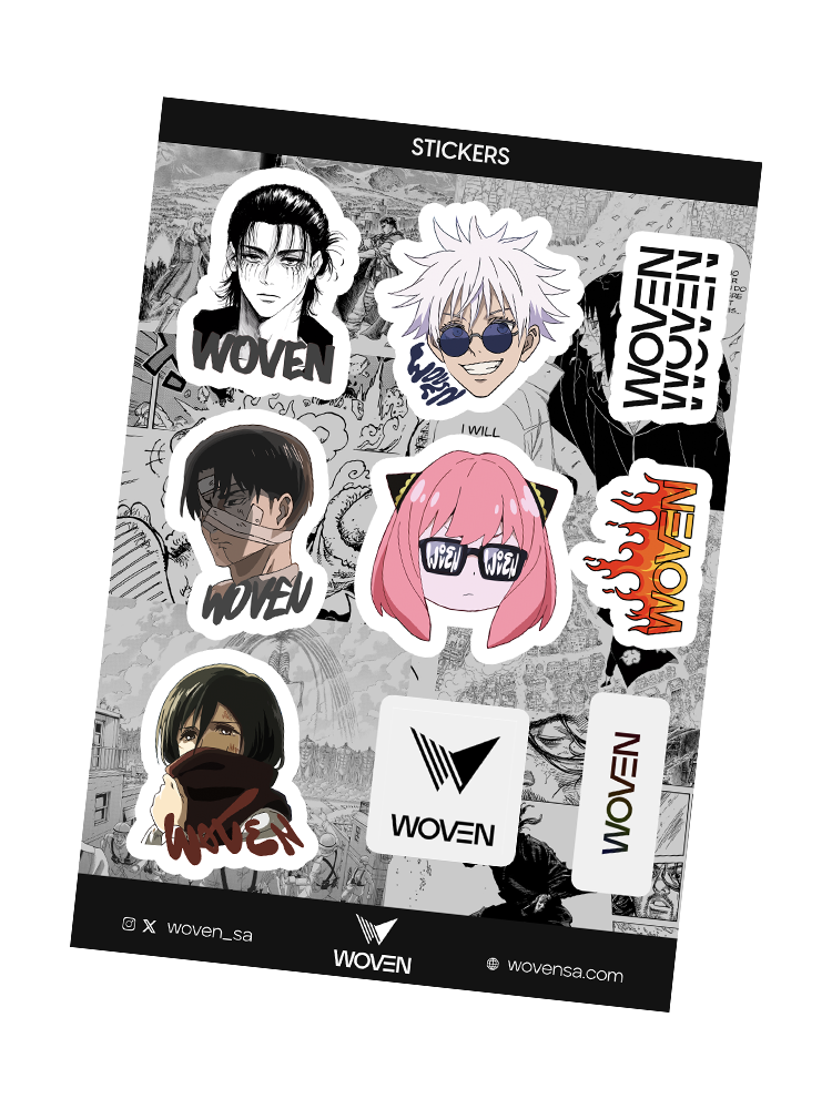 Woven 01 Stickers