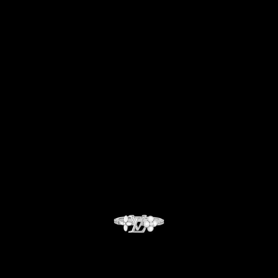 خاتم  LV - فضي