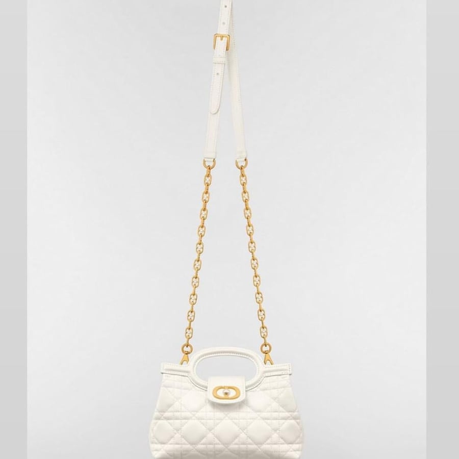 حقيبة Dior Jolie Top Handle ميني - بيج لاتيه