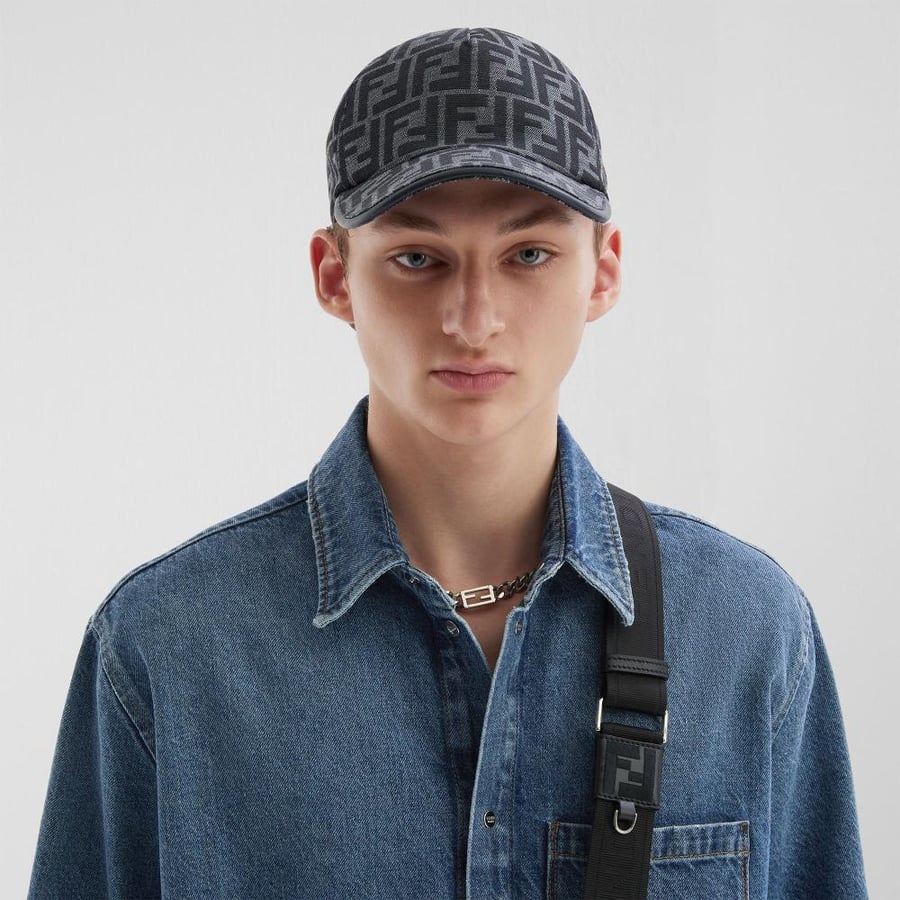 قبعة Fendi - أزرق