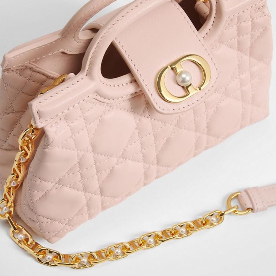 حقيبة Dior Jolie Top Handle ميني - وردي