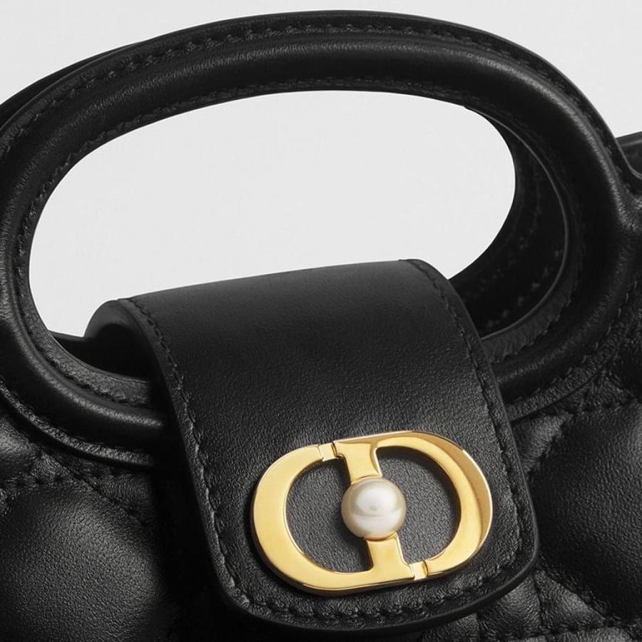 حقيبة Dior Jolie Top Handle ميني - أسود