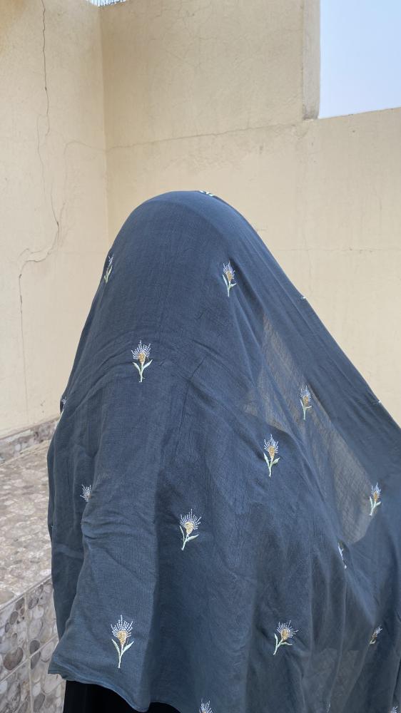 طرحه لينن مطرزة