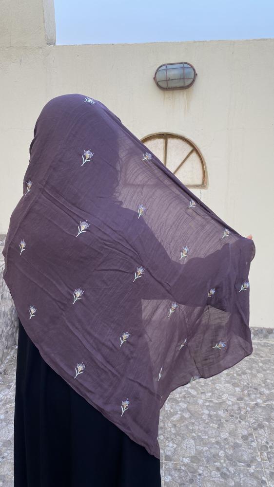 طرحه لينن مطرزة