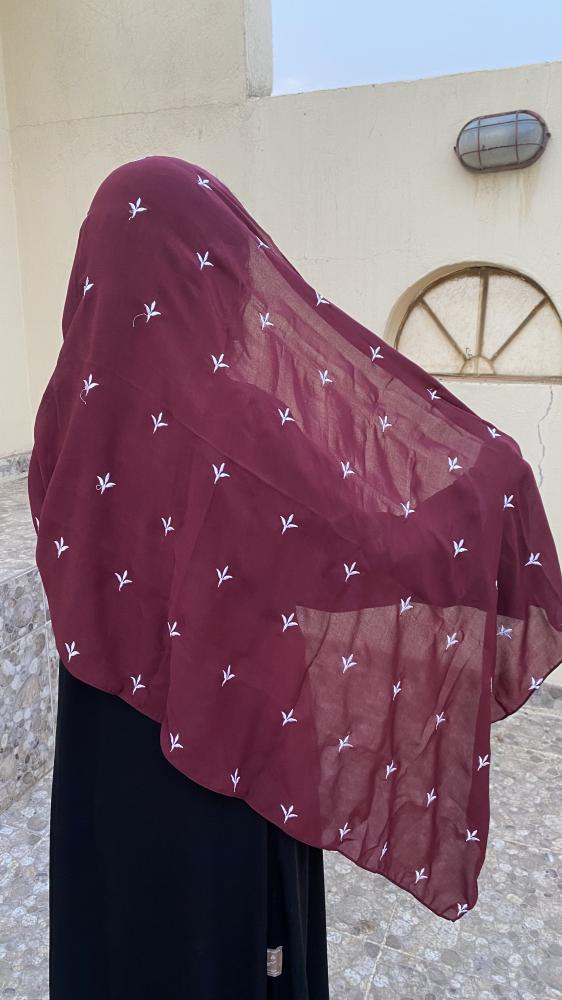 طرحه ليزر مطرزة