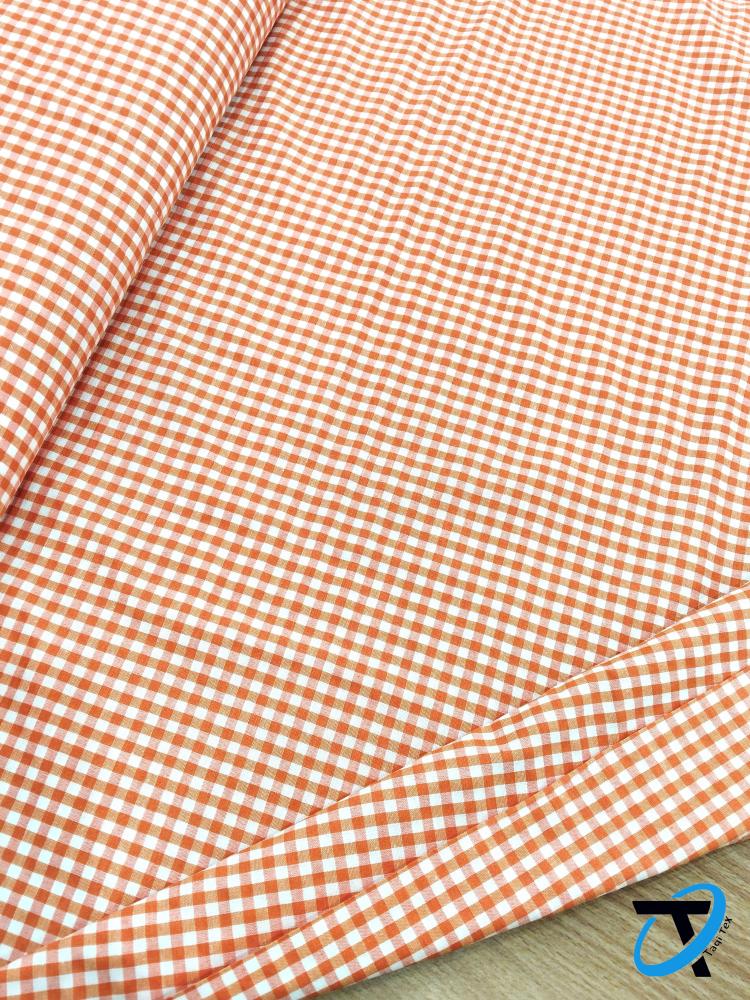 Small checkered cotton