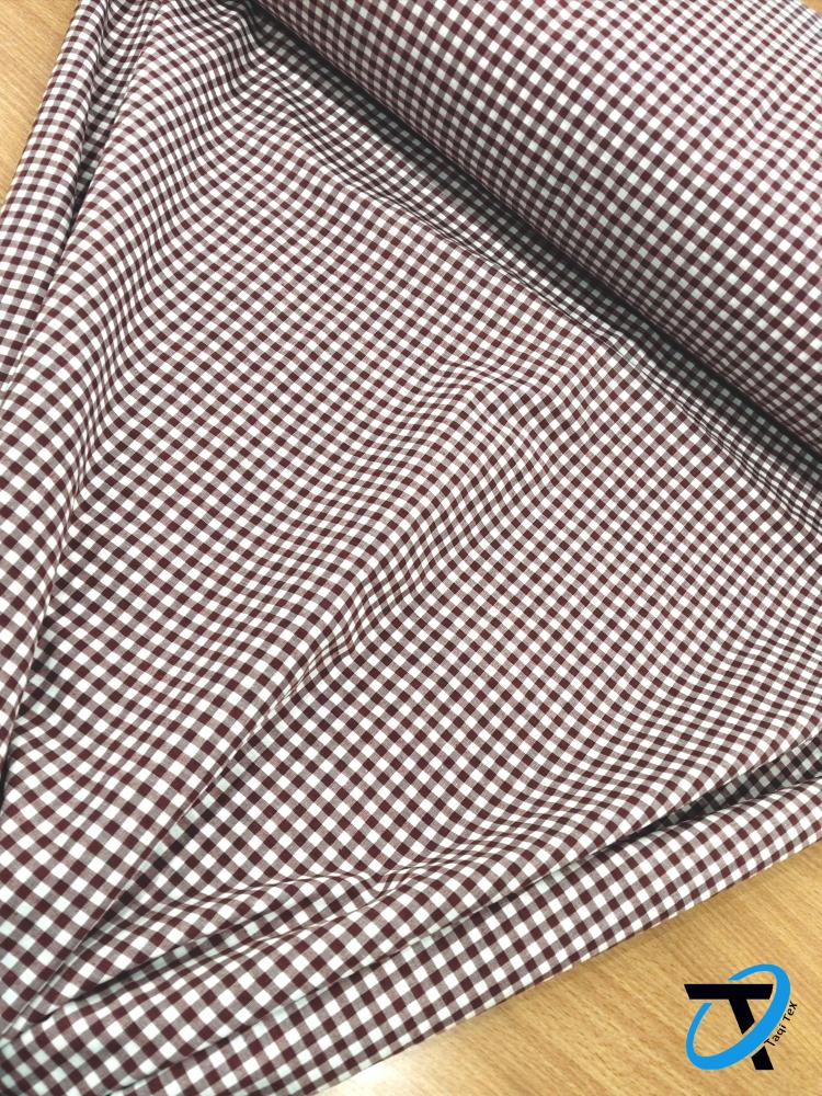 Small checkered cotton