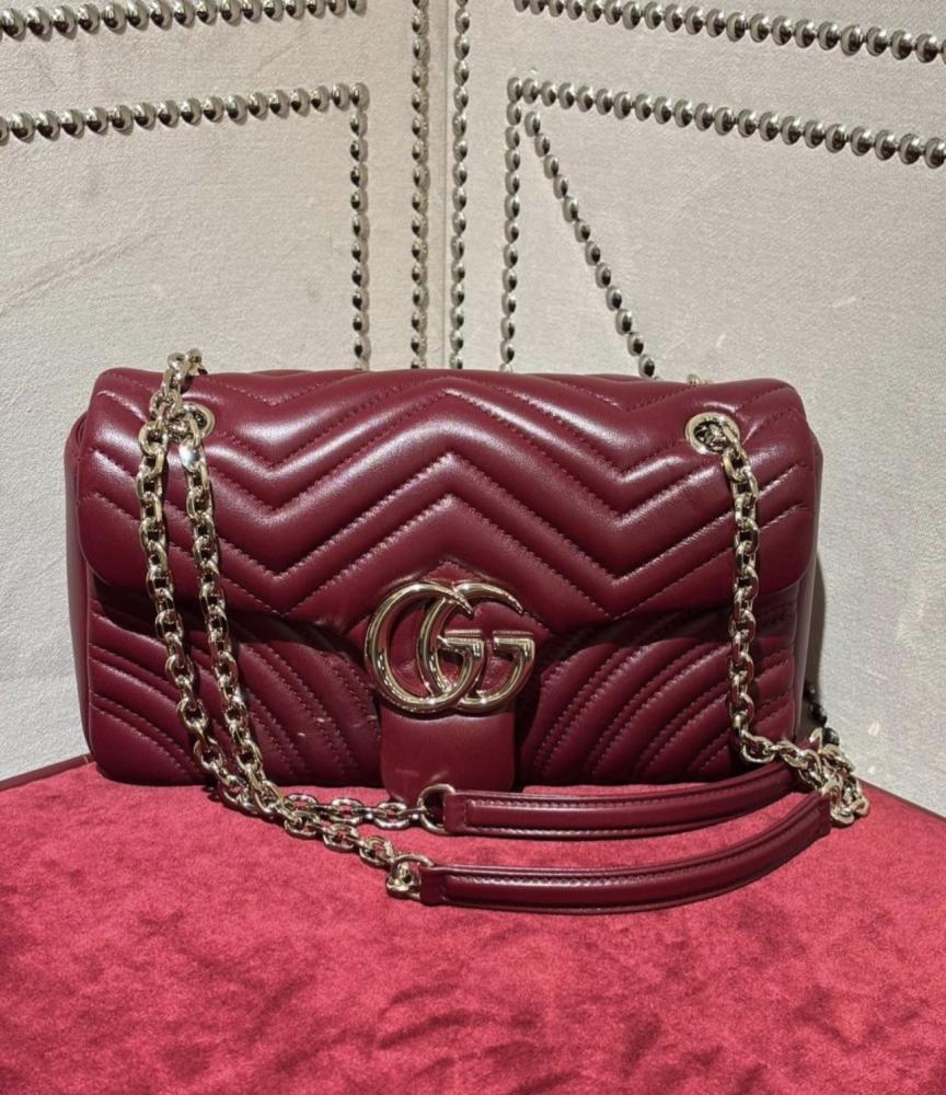 قوتشي ميديم مارمونت | Gucci mediun marmont chain bag