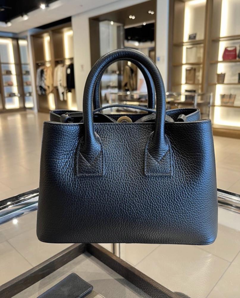 بربري سمول أسود توت | Burberry small BERMONDSEY bag