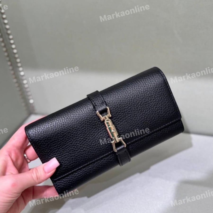 قوتشي محفظه مع سلسله  Gucci Jackie wallet on chain