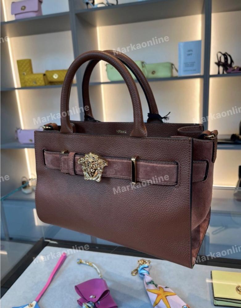 فيرزاتشي ميدوسا توت | Versace Medusa Leather Tote Bag