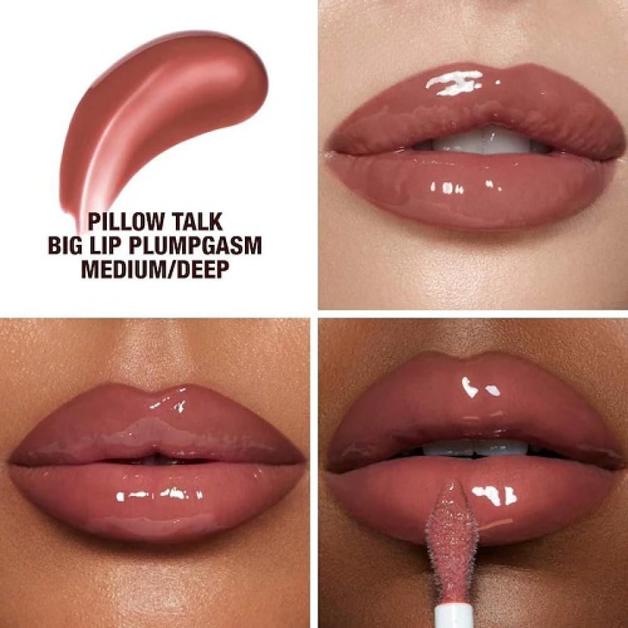 شارلوت تيلبوري بيلو توك بيج ليب بلمبجام - ميديم ديب - Charlotte Tilbury Pillow Talk Big Lip Plumpgasm