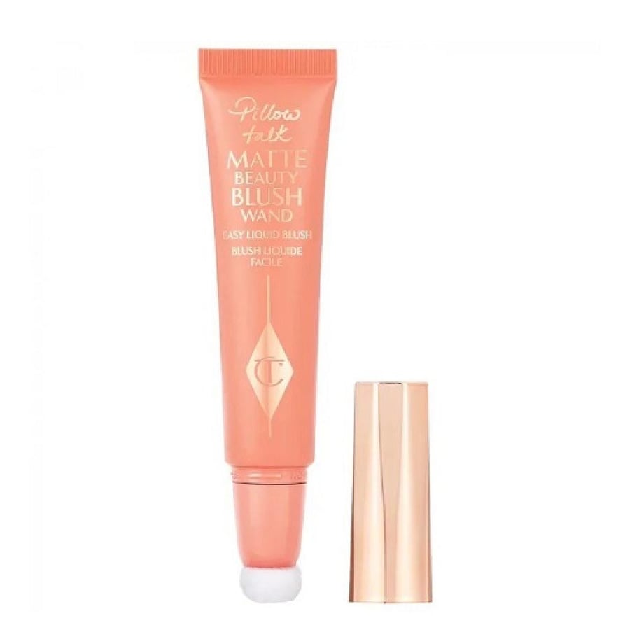 Charlotte Tilbury blush liquid blush pink tone matte beauty blush wand - beach pop