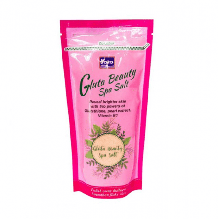 Spa salt exfoliating for the skin from Yuko Gluta Beauty - 300 grams
