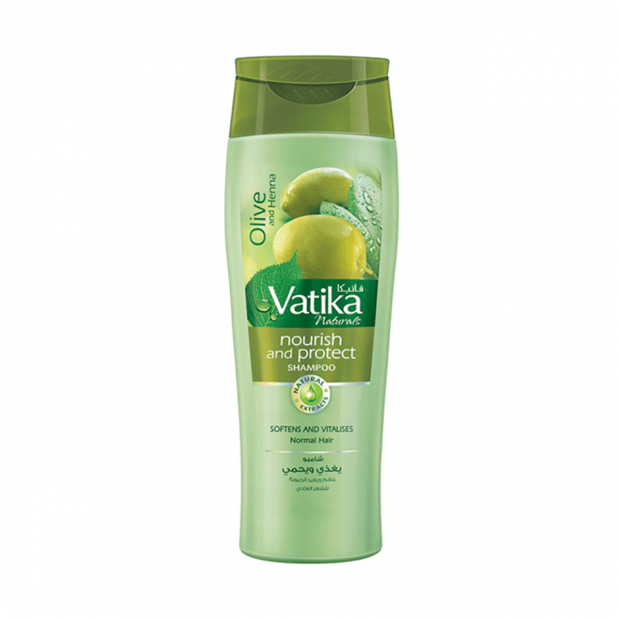 Shampoo that nourishes and protects with olive and henna from Vatika – 200ml