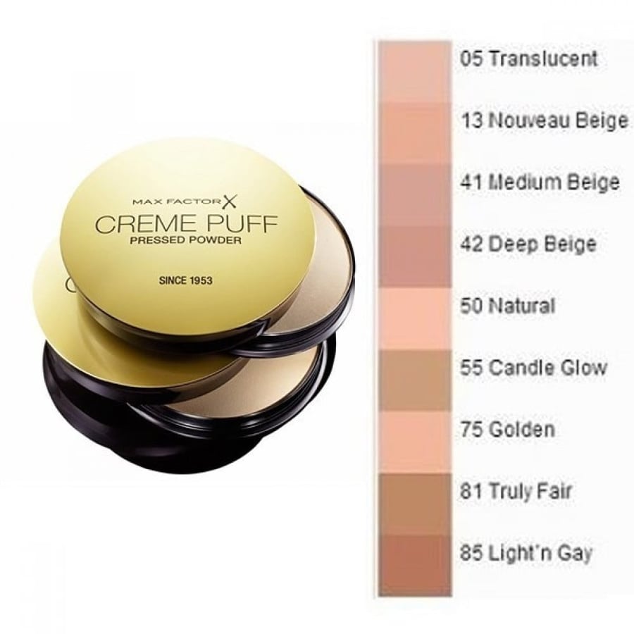 Max Factor pressed face powder with creamy puff 05-Translucent
