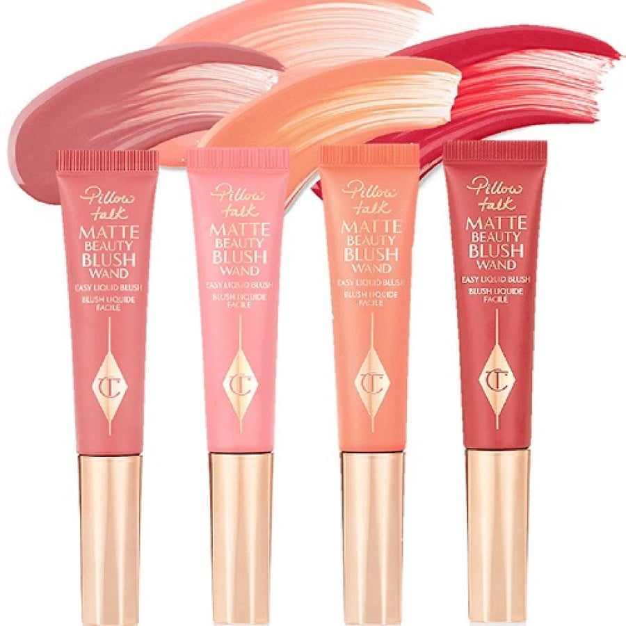 Charlotte Tilbury blush liquid blush pink tone matte beauty blush wand - beach pop