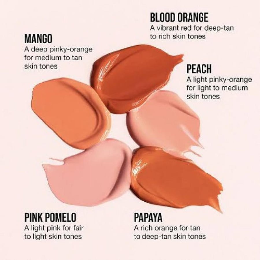 Color corrector Fox filter under the eye from Huda Beauty - Papaya