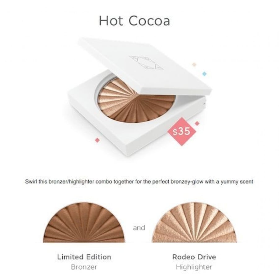 اضاءة اوفرا ثنائيه هوت كوكو ofra hot cocoa