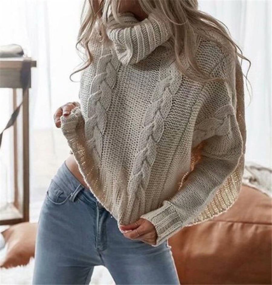 بلوفر صوف ابيض blouse 3