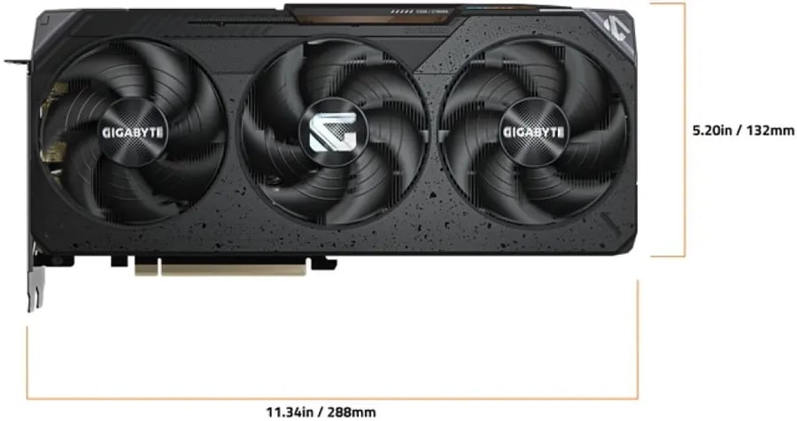 كرت شاشة GIGABYTE Radeon RX 9070 GAMING OC 16GB GDDR6