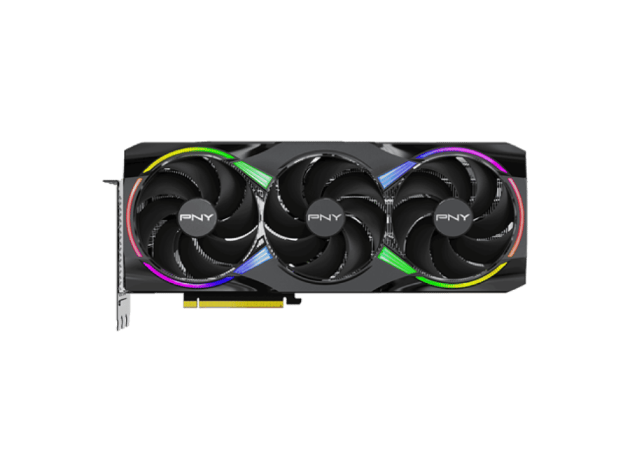 كرت شاشة PNY GeForce RTX 5080 ARGB EPIC-X RGB OC Triple Fan 16GB GDDR7 - أسود