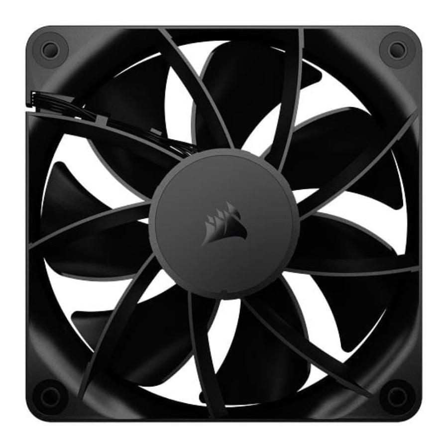 مروحة كيس Corsair RS120 120mm PWM - أسود