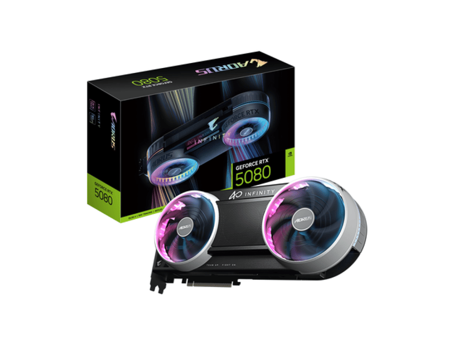 كرت شاشة GIGABYTE GeForce RTX 5080 AORUS INFINITY 16GB GDDR7