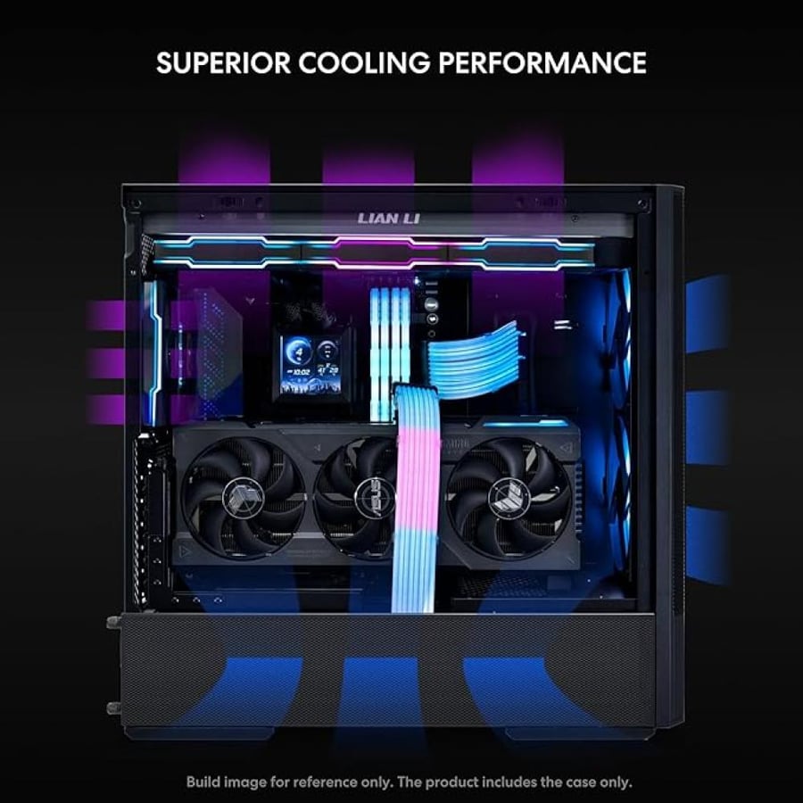 Lian Li LANCOOL 207 Mid Tower PC Case - Black